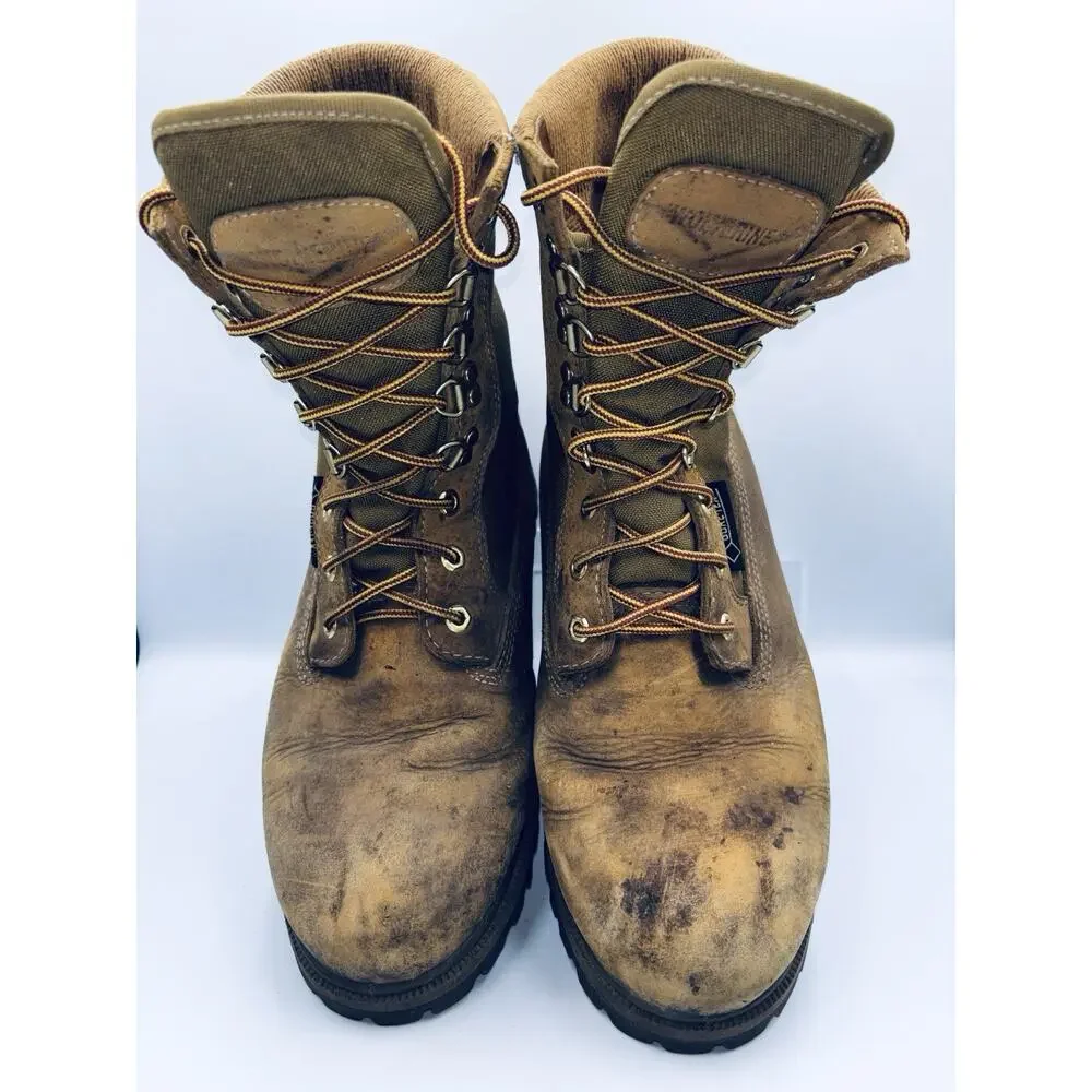 Wolverine Mens 13EW Midcalf Work Boots Thinsulate Ultra Vibram Leather Lace Up